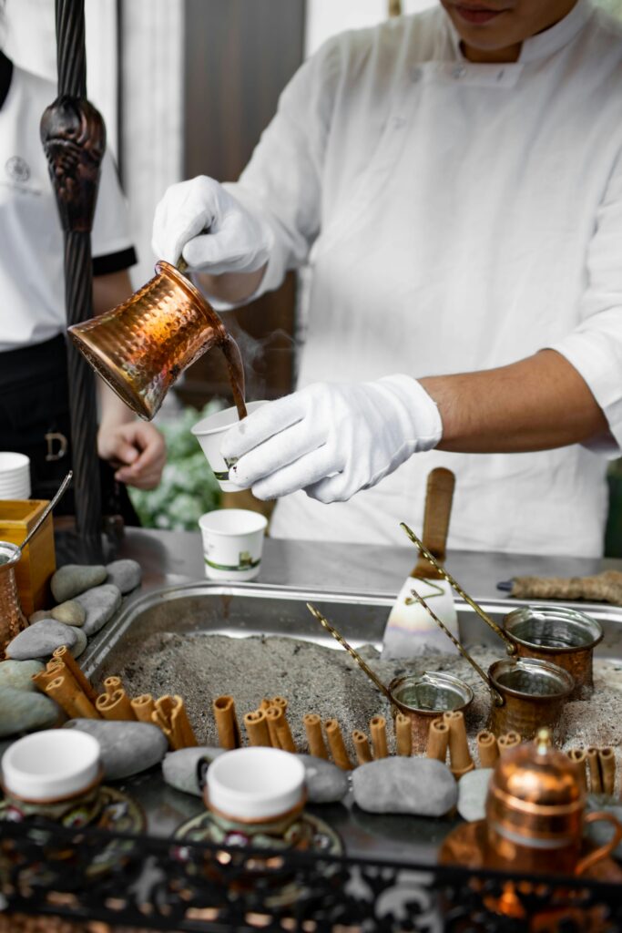 Viennese Cinnamon Coffee preparation