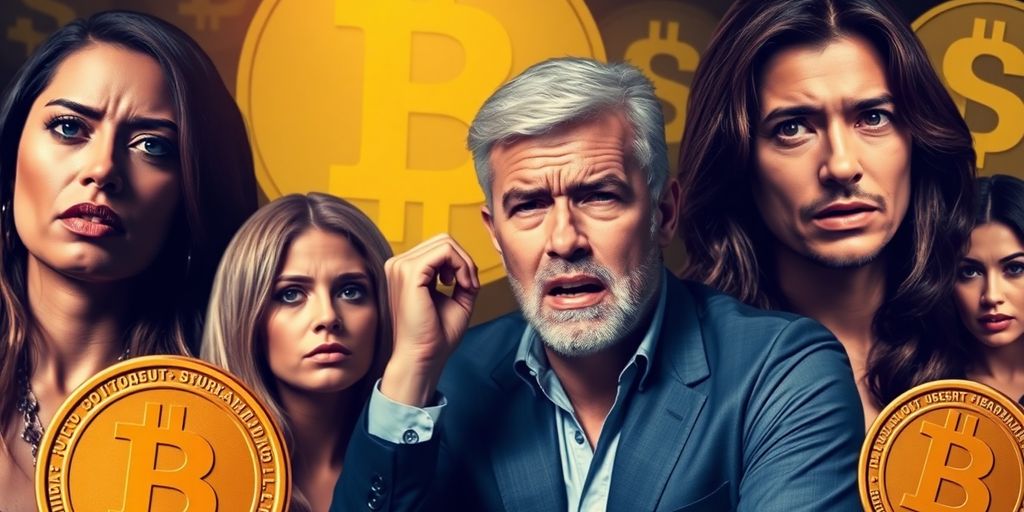 Celebrities expressing distress over cryptocurrency scams.