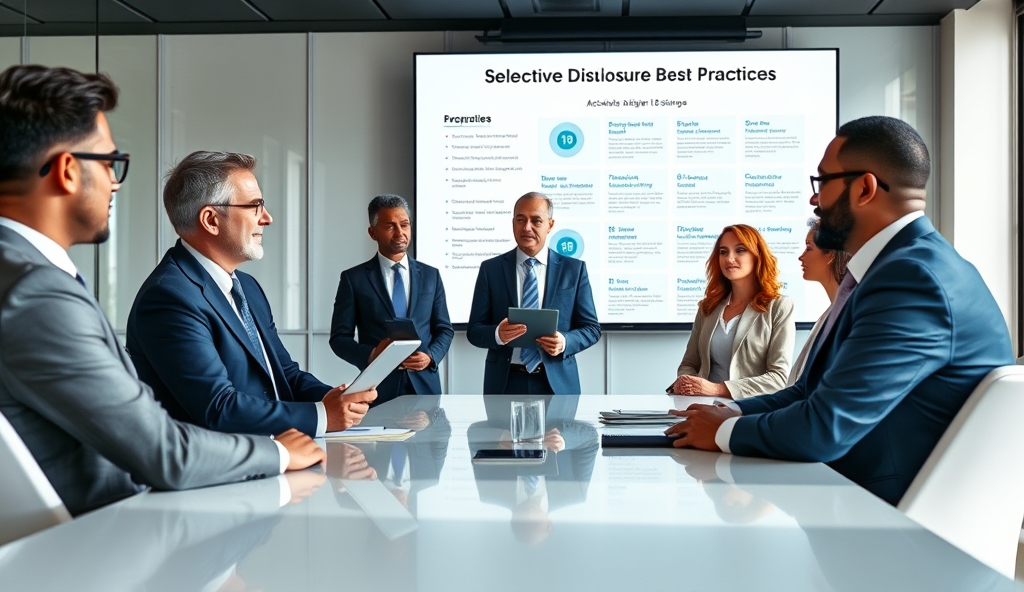 Featured Image for Selective Disclosure Best Practices: Actionable Insights for Professionals