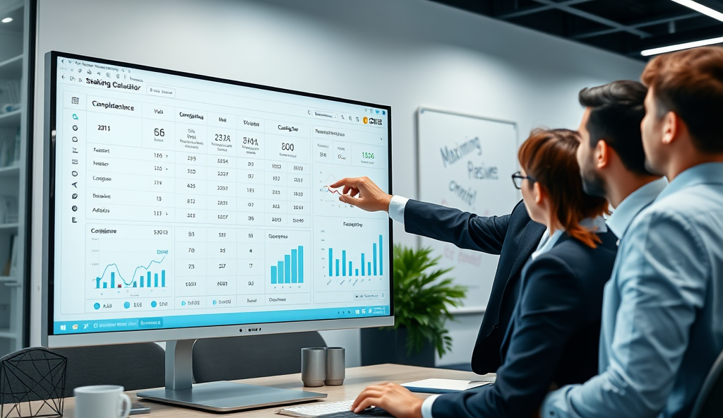 Featured Image for Staking Rewards Calculators Compliance: Maximizing ROI