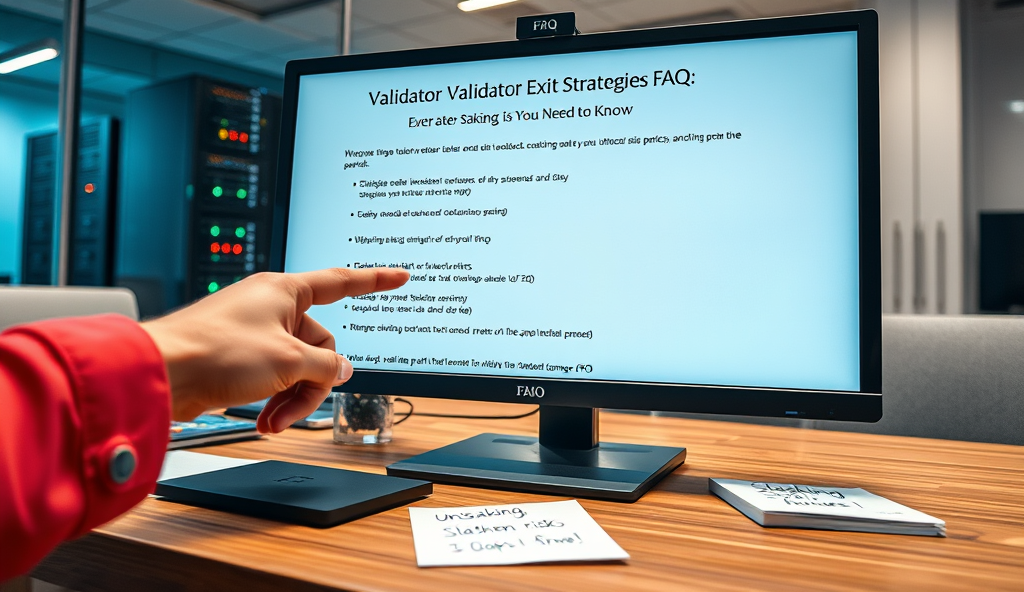 Featured Image for Validator Exit Strategies Faq: Everything You Need to Know